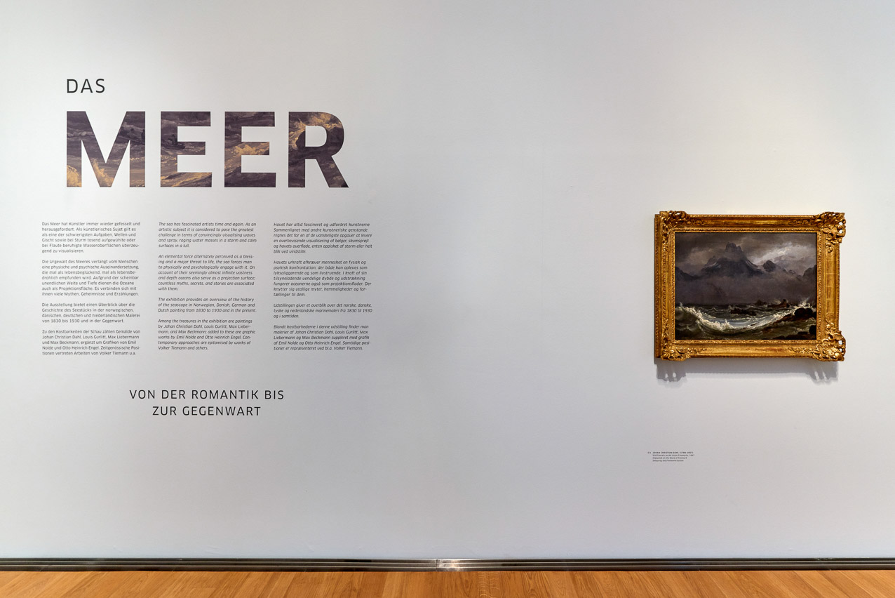 Das Meer - Ausstellungsansicht I