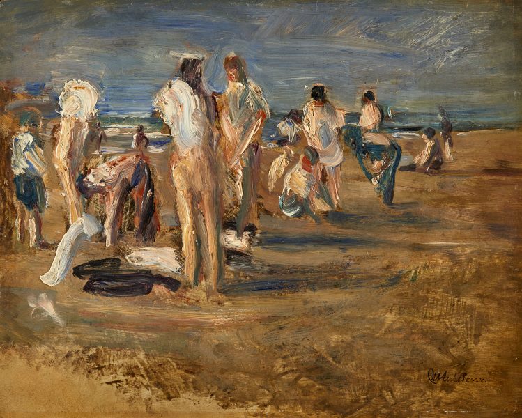 Max Liebermann - Badende Knaben