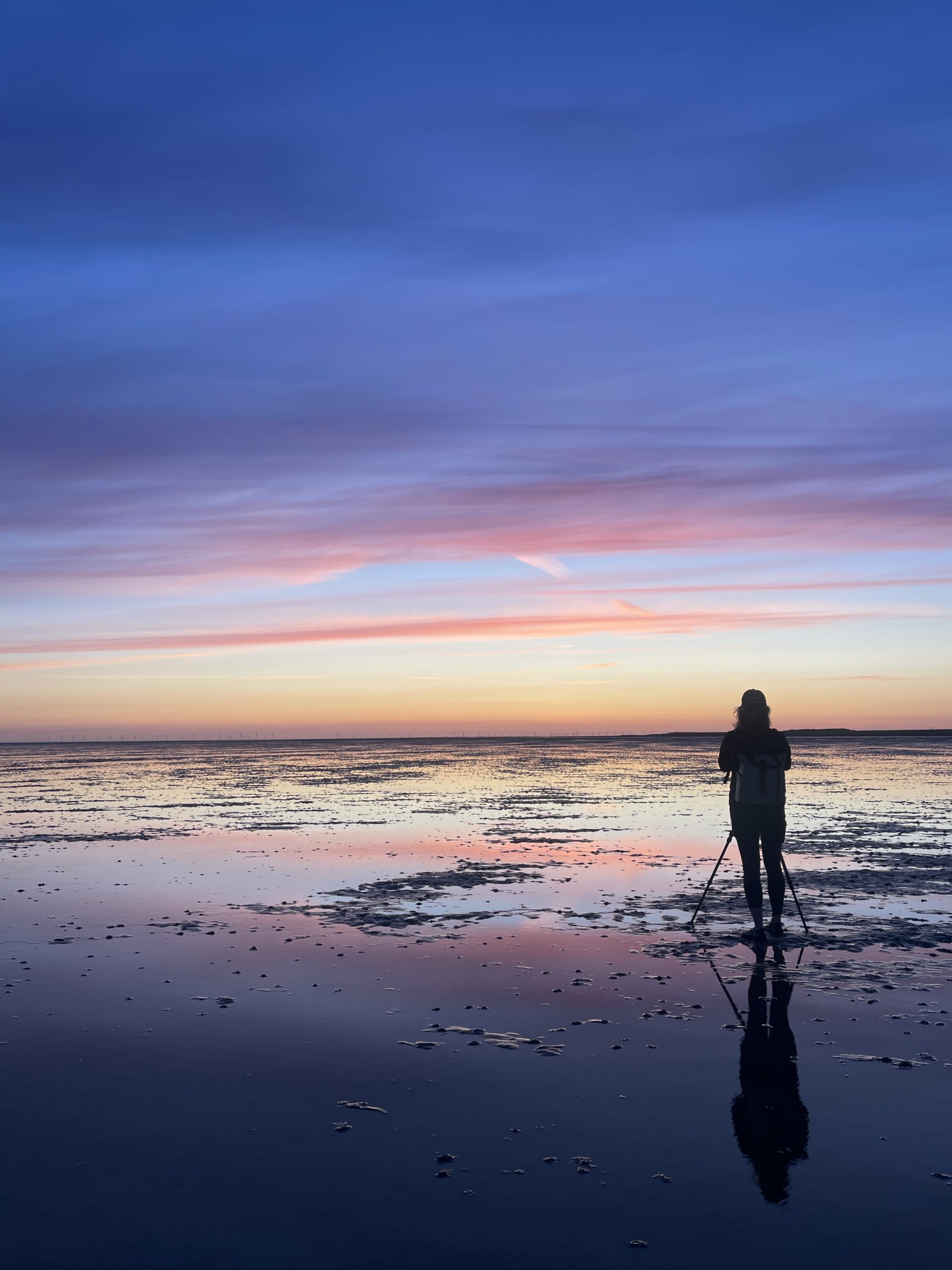 Tanja Rübeck-Hansen, Sunrise on the Watt, Föhr, 2025