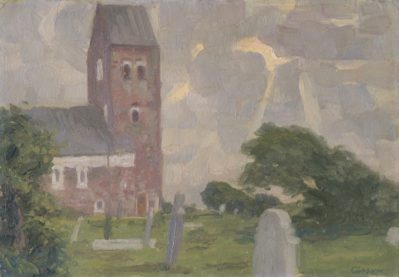 Johann Vincent Cissarz - Kirche von Boldixum auf Föhr