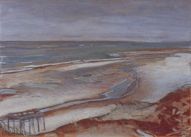 Max Beckmann - Strandlandschaft bei beginnender Flut