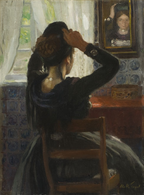 Otto H. Engel - Vor dem Spiegel (Käte Lorenzen)