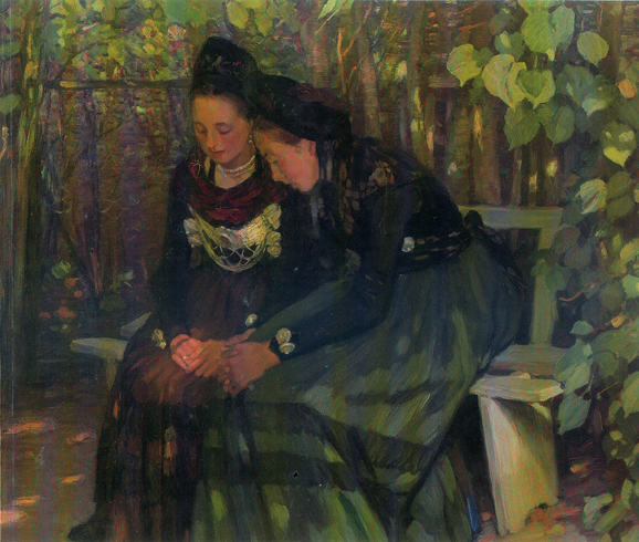 Otto Heinrich Engel, Im Schatten der Laube