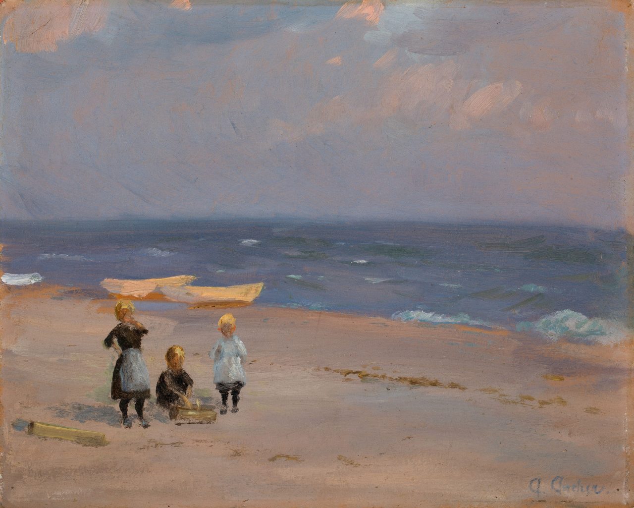 Anna Ancher, Spielende Kinder am Strand von Skagen, um 1905 © Art Museums of Skagen