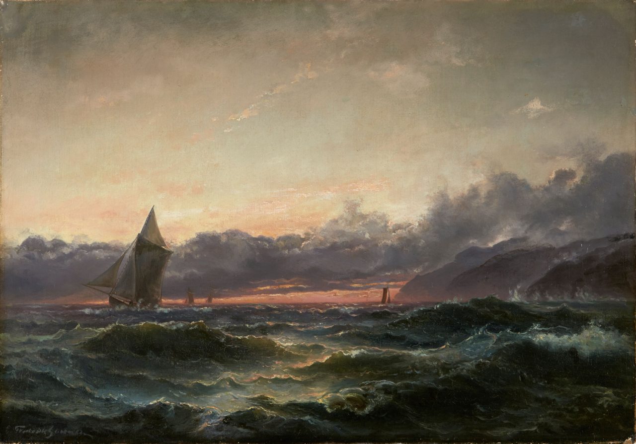 Carl Frederik Sørensen, Zwischen den Faröern, Seestück