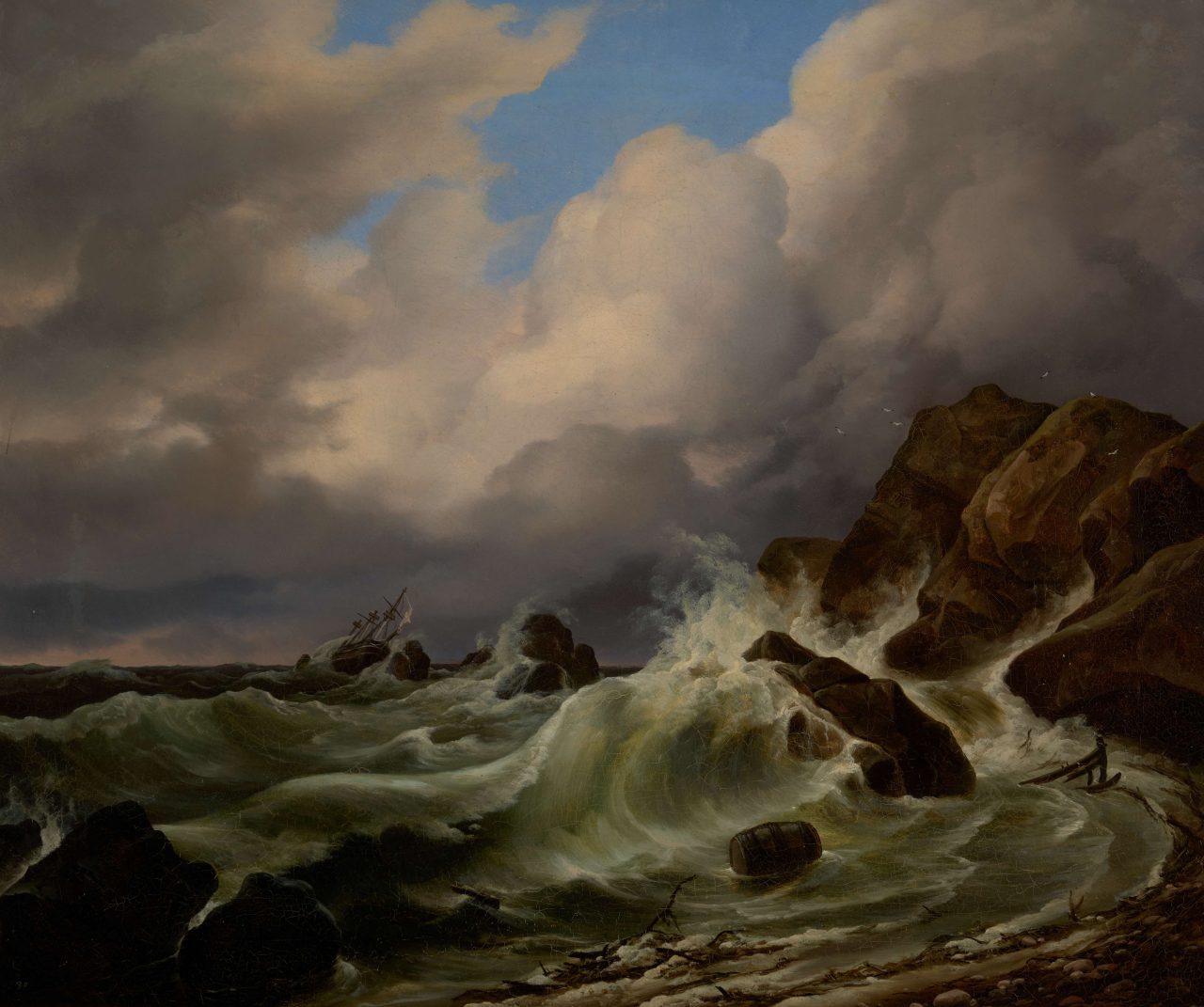 Christian Morgenstern, Schiffbruch an der norwegischen Küste