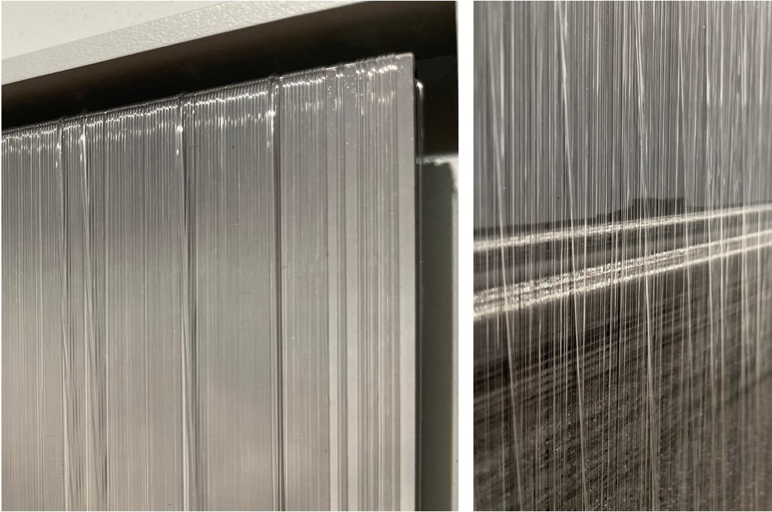 Miguel Rothschild, Sturm auf Föhr, 2024, C-Print auf Aludibond, Nylonfäden, © Courtesy of the artist, VG Bild-Kunst, Bonn 2025
