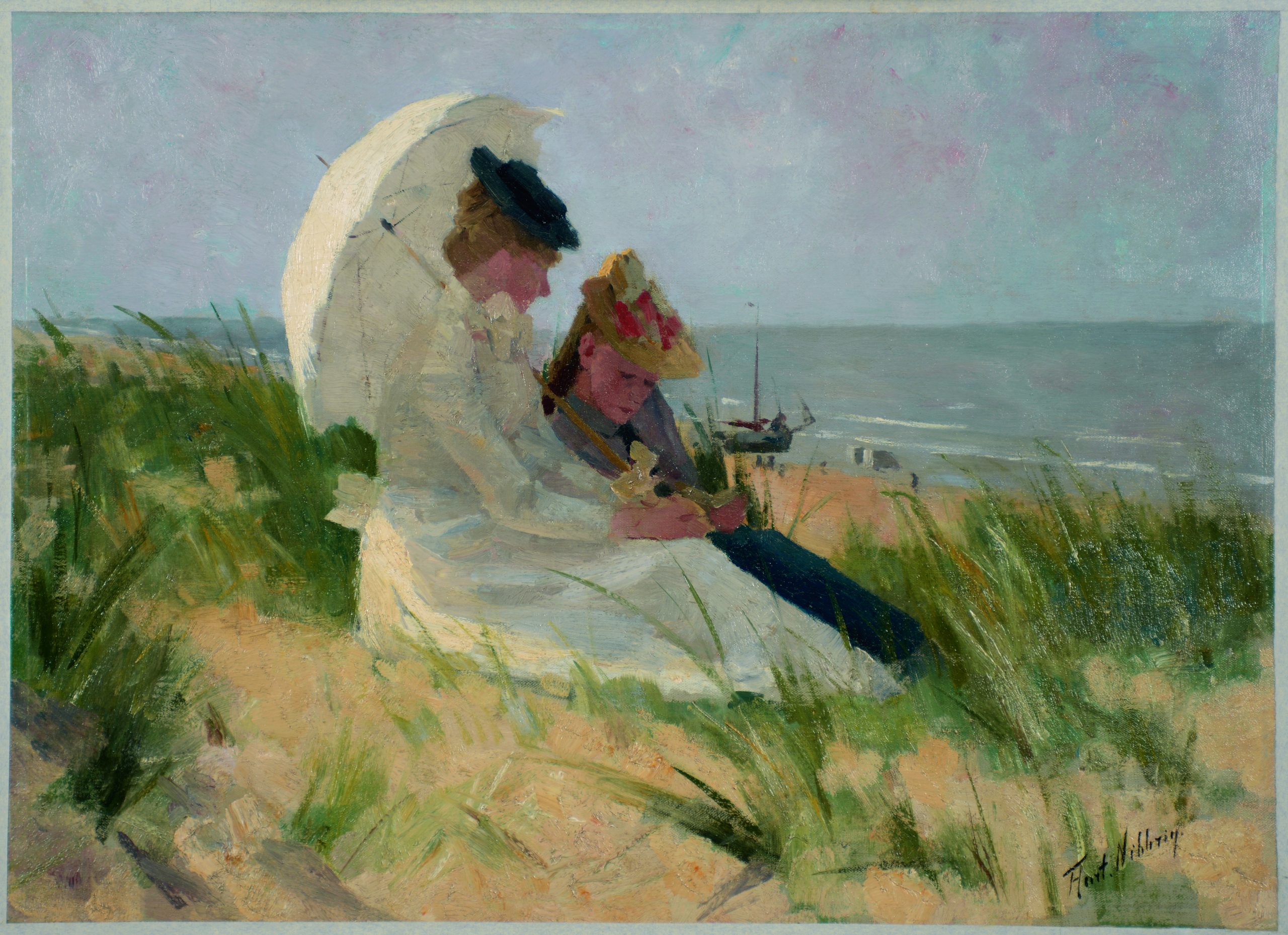 Ferdinand Hart Nibbrig, Auf den Dünen, Zandvoort, 1892, © Singer Laren