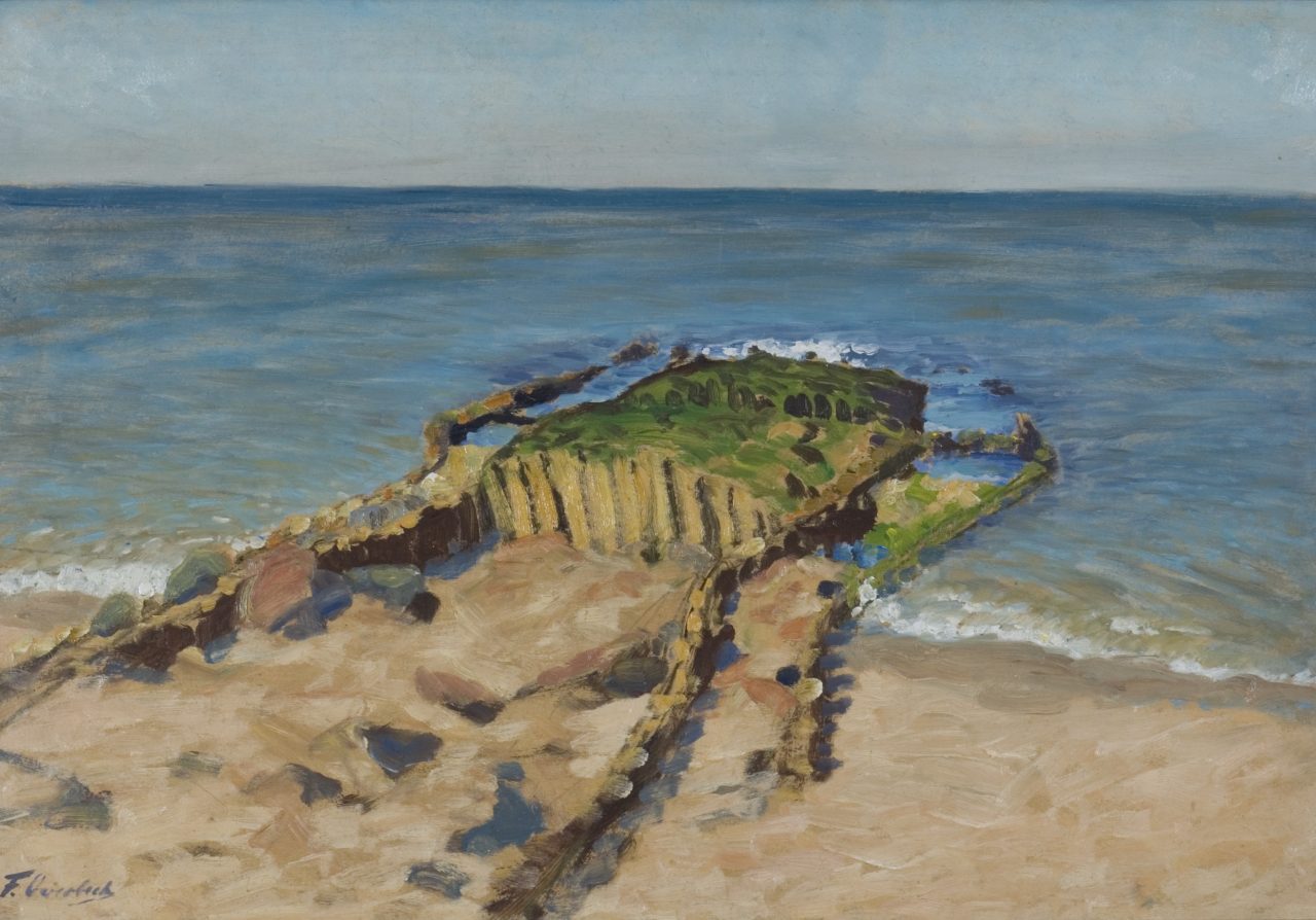 Fritz Overbeck - Blauer Tag an der See I