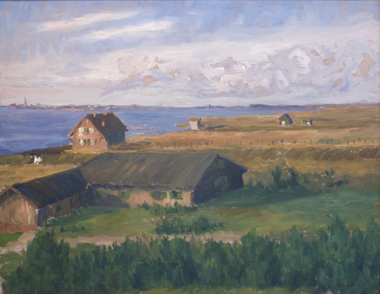 Hermine Overbeck-Rohte - Blick von Föhr nach Amrum