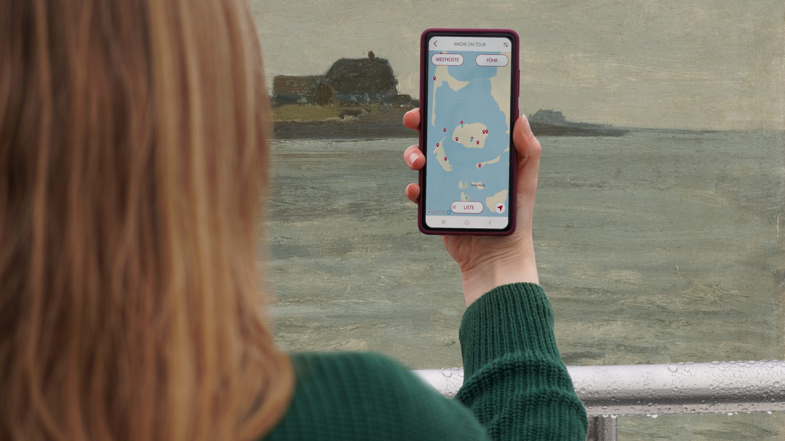 App MKdW on tour, Inselhopping, Uthlande, Wattenmeer Nordfriesland