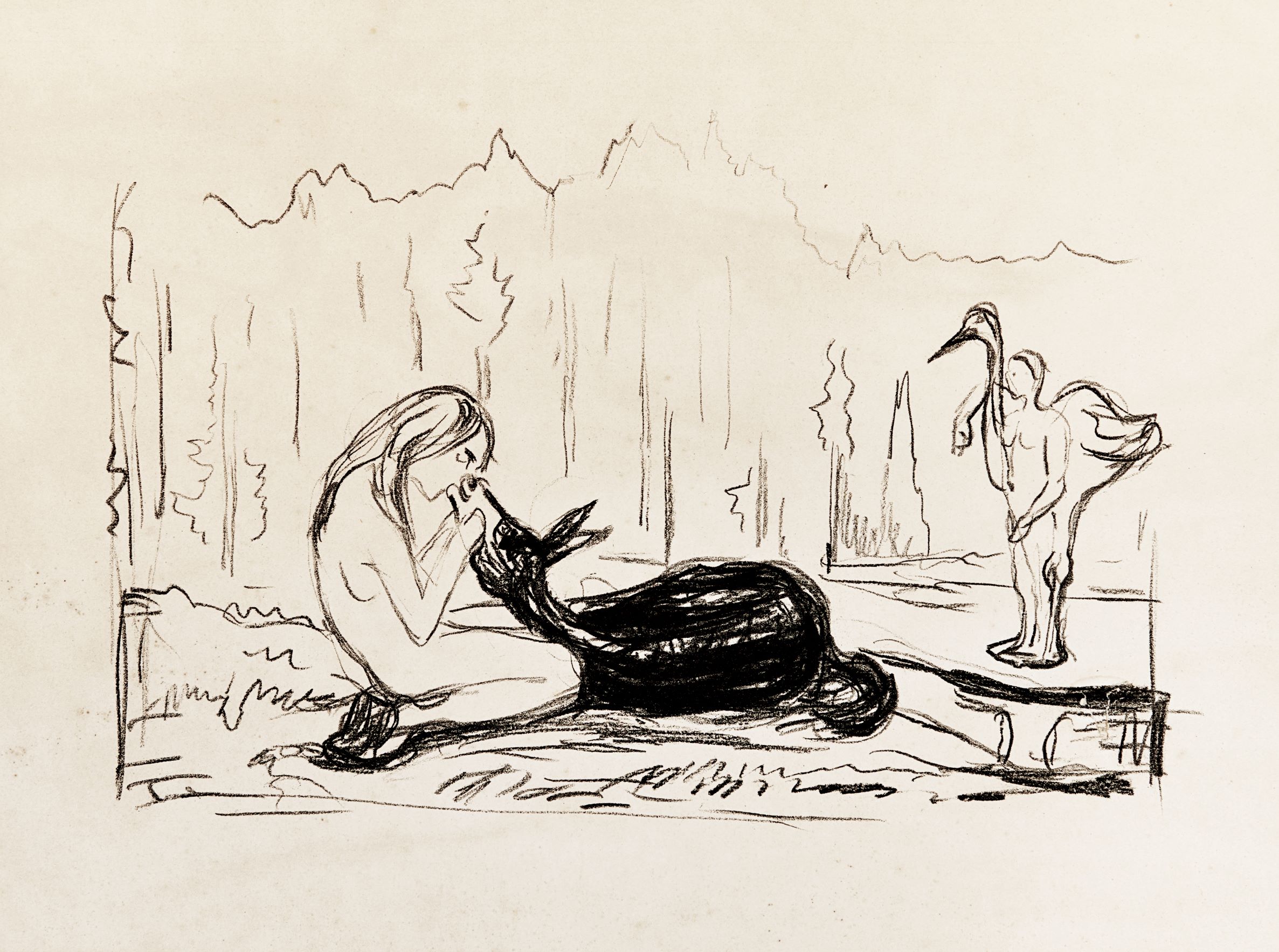 Edvard Munch, Omega und das Reh