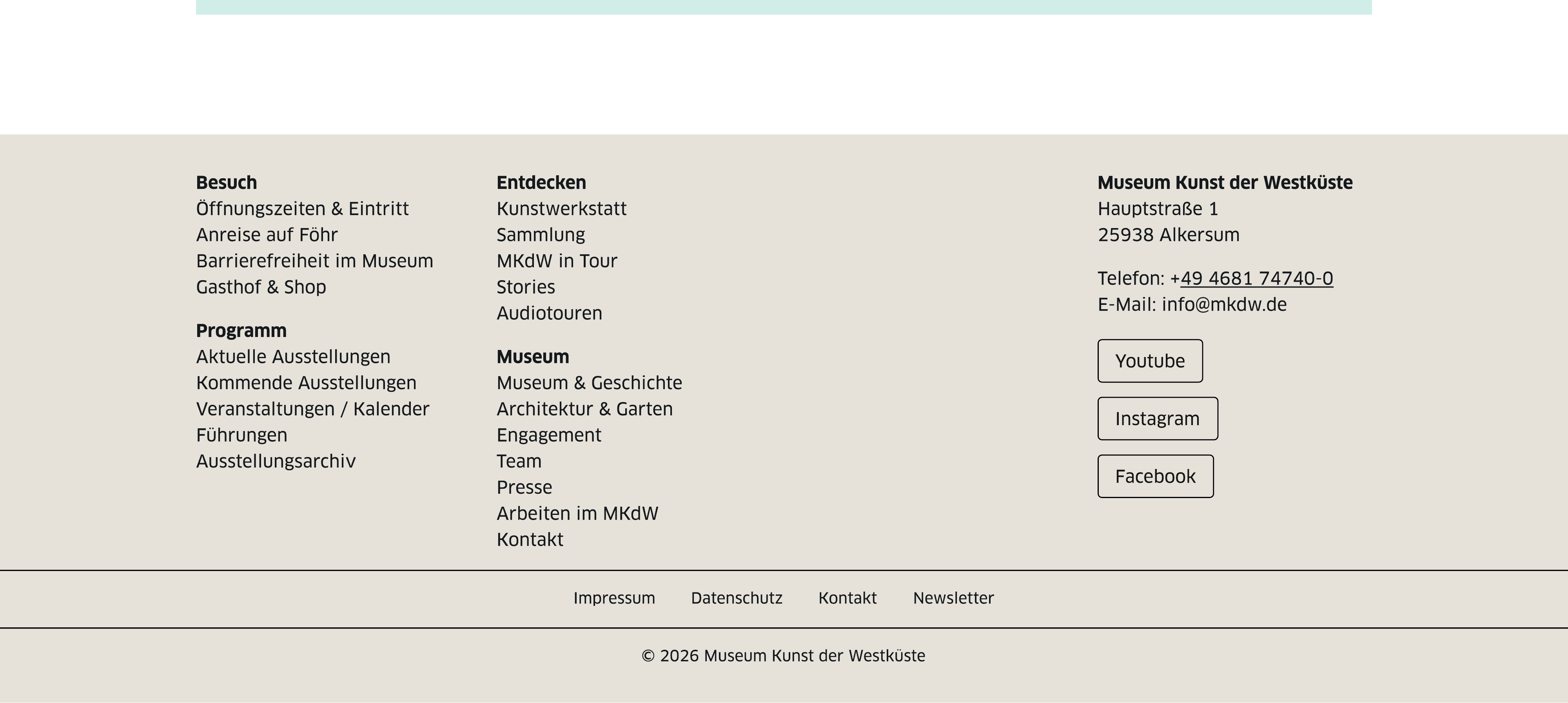 Design footer